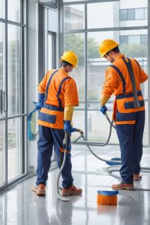 Workwear for commercial cleaning